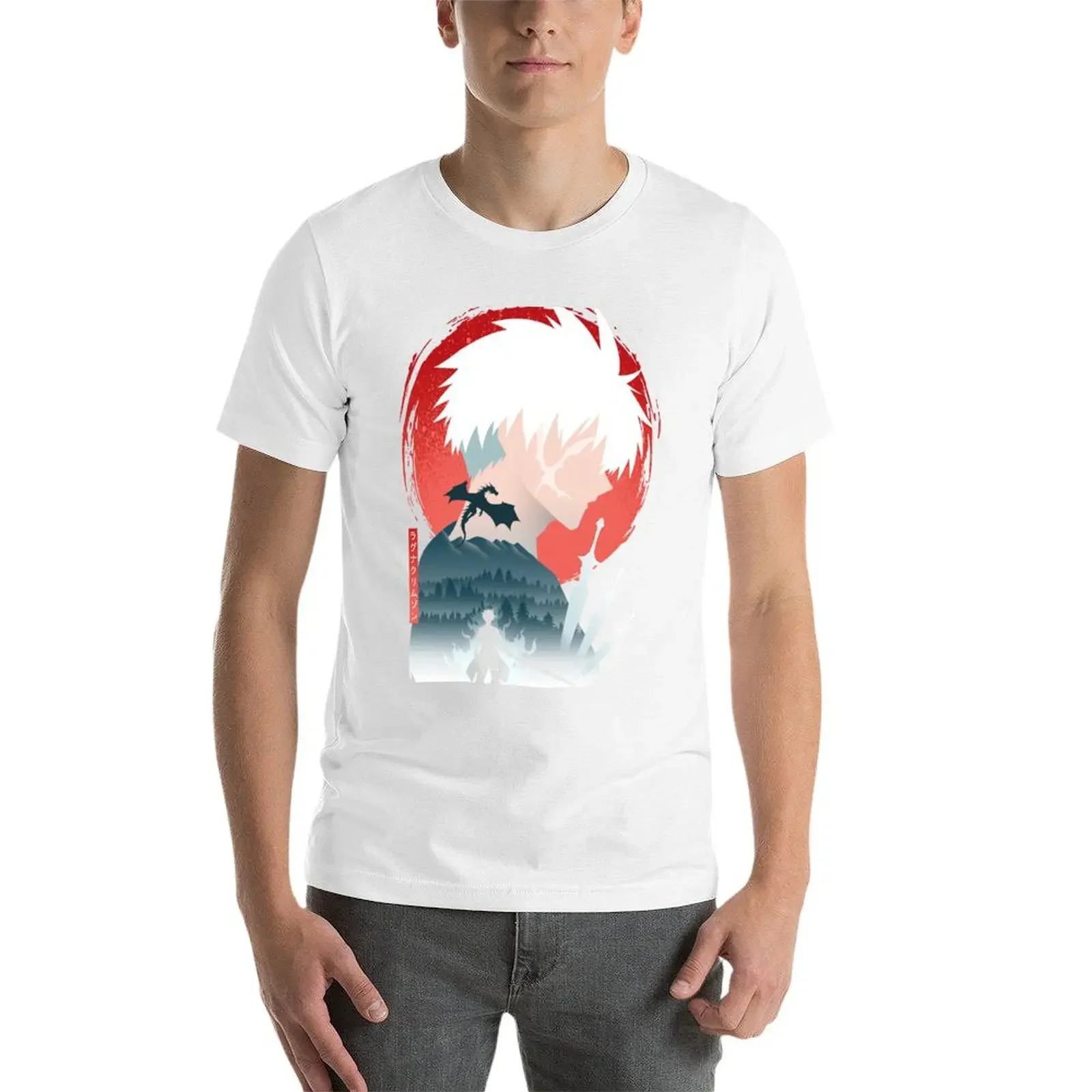 Ragna Landschap T-Shirt Nieuwe Editie Korte Mouw T-Shirts Voor Heren