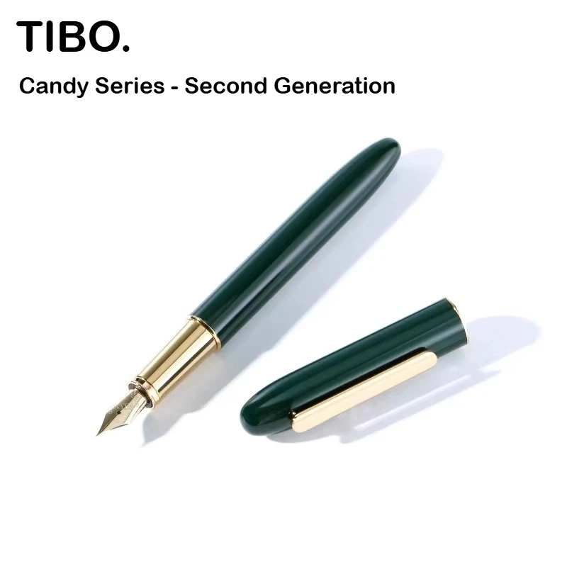 

TIBO Candy Series Metal Fountain Pen Includes Ink Suction Device EF/F/M Nib Perfect Present Office School Supplies Stationery