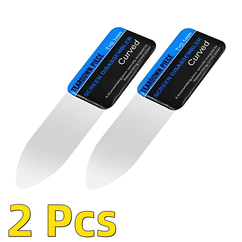 Mobiele telefoon gebogen 1-5 stuks LCD-scherm Spudger Opening Pry Card Tools Ultradunne flexibele mobiele telefoon demonteren staal metaal