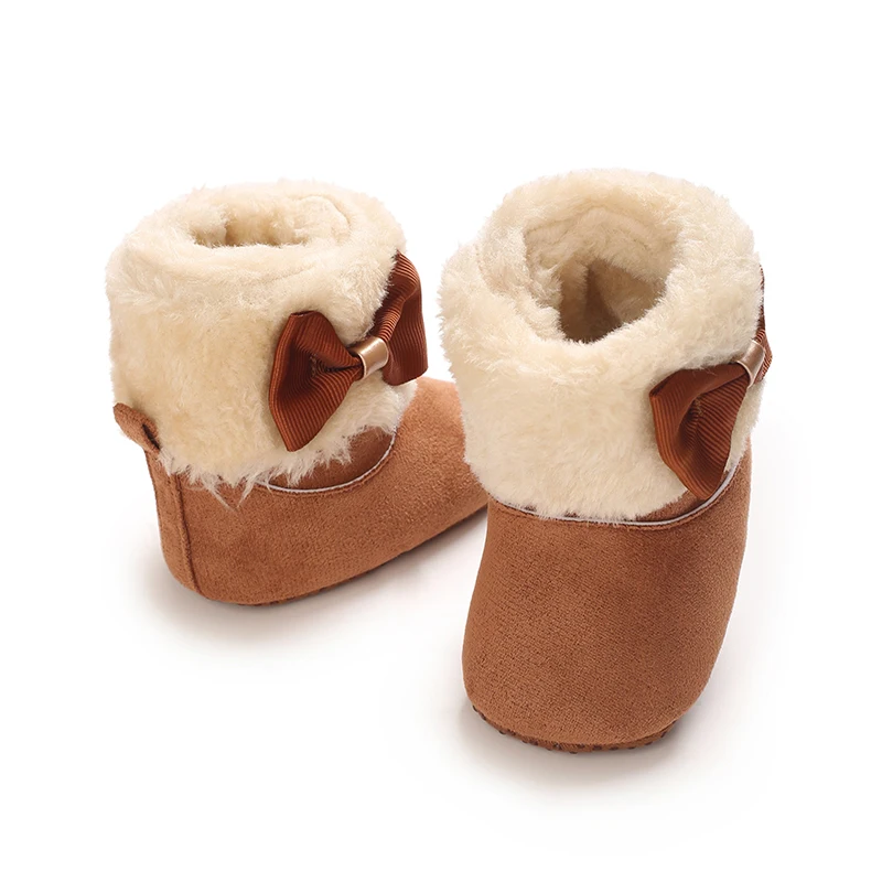 Hochwertige Herbst-Winter-Stiefel für Neugeborene, warme Winterschuhe für Babys, Mädchen und Jungen, modische Lauflernschuhe für Kleinkinder 0-18 Monate – Detail 12