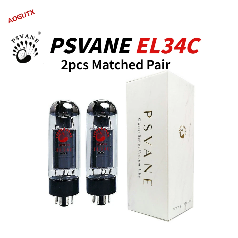 

PSVANE EL34C EL34 VacuumTube Replaces EL34B KT77 5881 6L6G 6CA7 HIFI Audio Valve Electronic Tube AMP Amplifier Kit DIY Aogutx