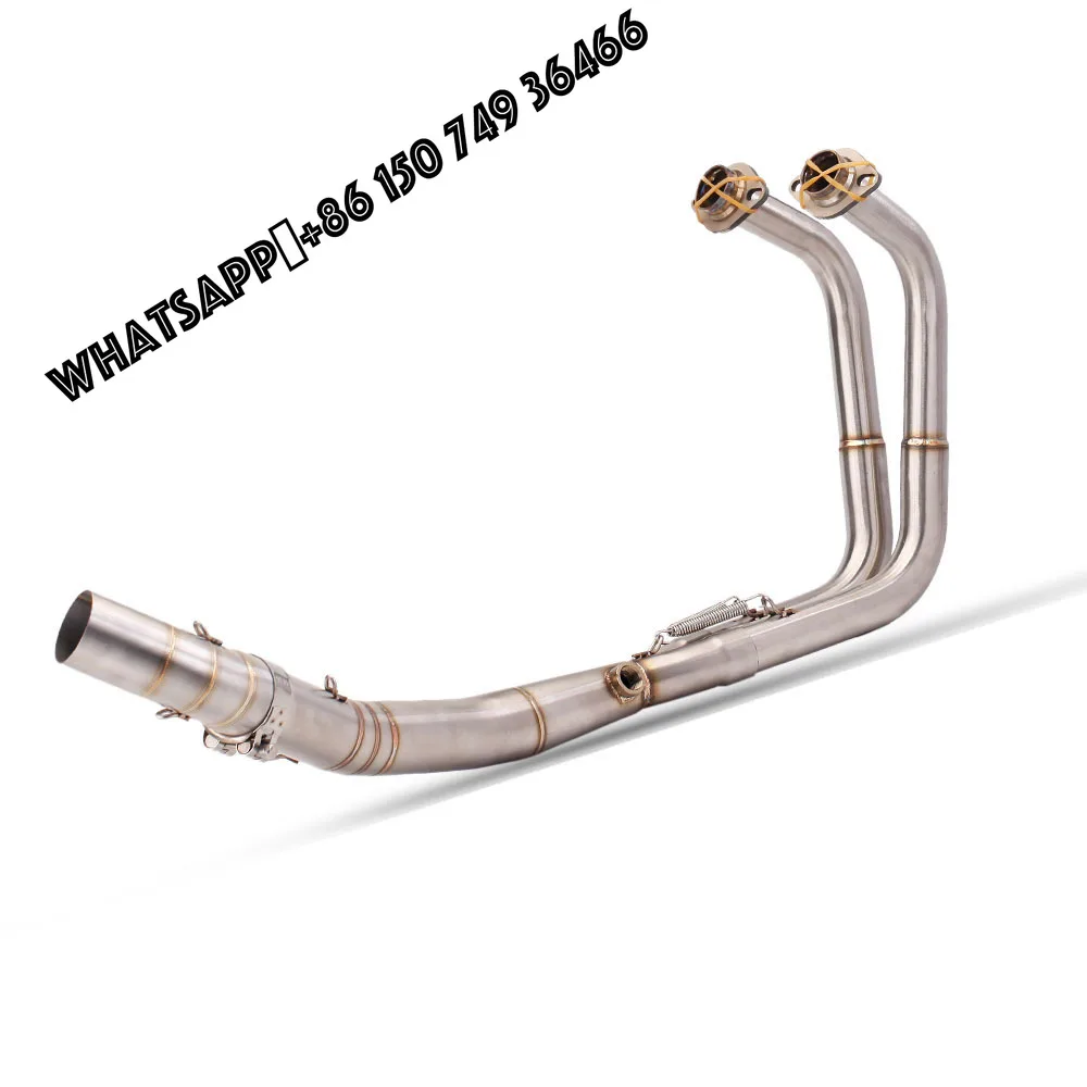 For Ninja400 Z400 Full System 51mm Motorcycle Middle Front Link Pipe Slip-on Exhaust Ninja Z 400 Connect 51MM Muffler