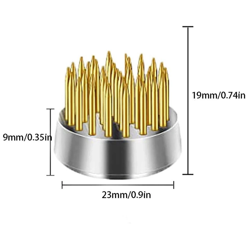 Hot 12PCS Flower Frog, Kenzan Pin Frog Round Brass Flower Holder, Flower Frogs For Arrangements Vase, Floral Fixed Tools