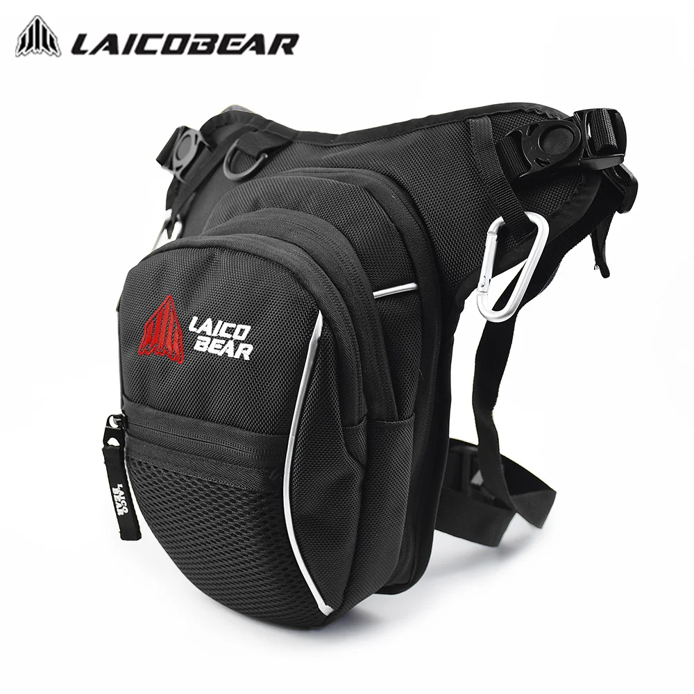 

LAICOBEAR мотоциклетная сумка для ног большой емкости поясная сумка для мотокросса водонепроницаемая поясная сумка для мотоцикла велосипедная сумка для ног светоотражающая
