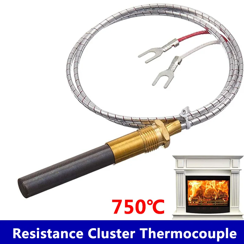 

750 degree Millivolt Replacement Thermopile Generators Used on gas fireplace / water heater / gas fryer Cluster thermocouple
