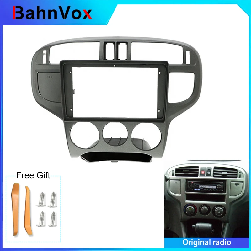 9 inch Android Car Radio frame for Hyundai Matrix 2001-2010 2din Stereo GPS Fascia bezel Panel Adapter wire harness