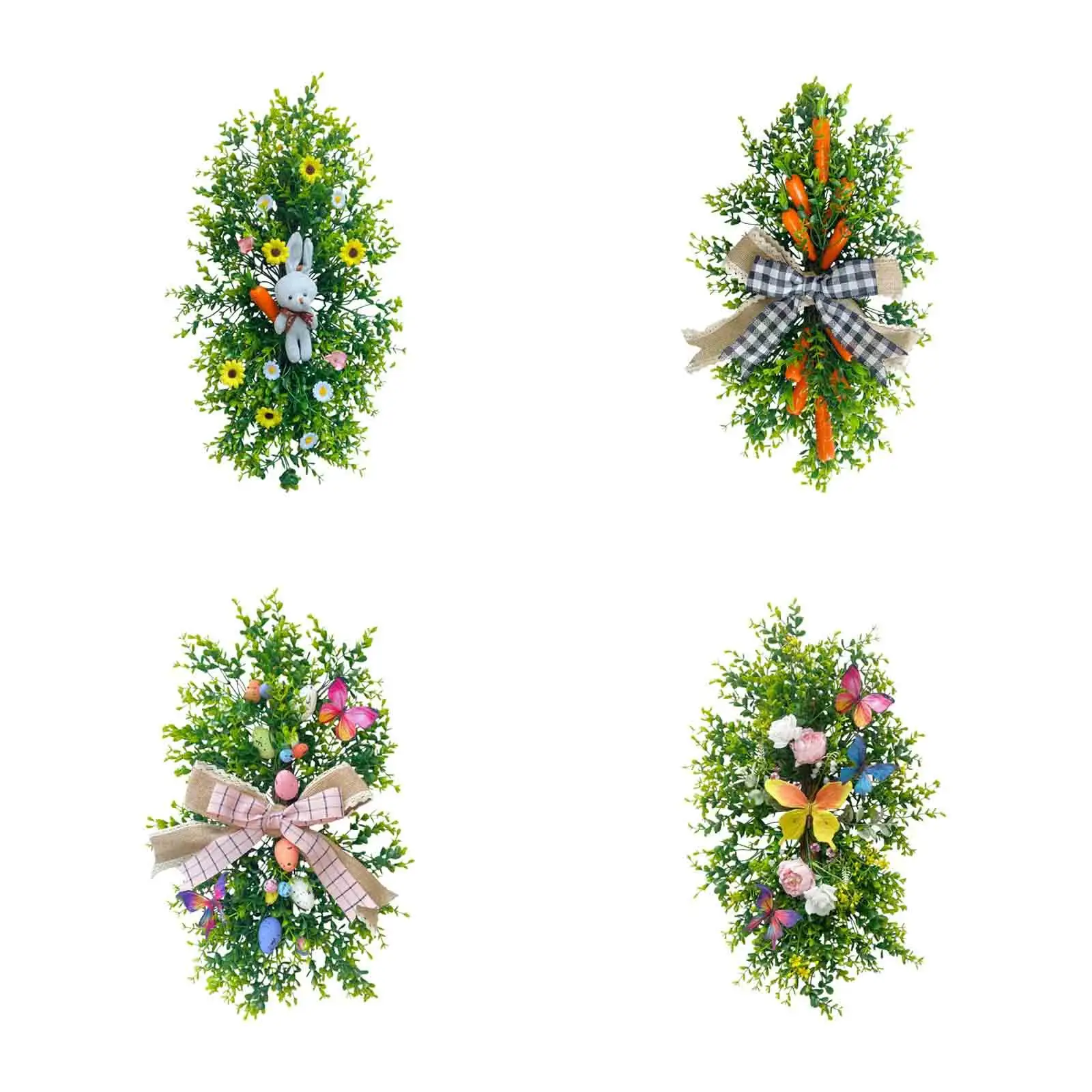 Easter Artificial Vine Decorative Durable Accessory with Leaves Vine for Tree Fireplace Arch Eye Catching Garland Decorations