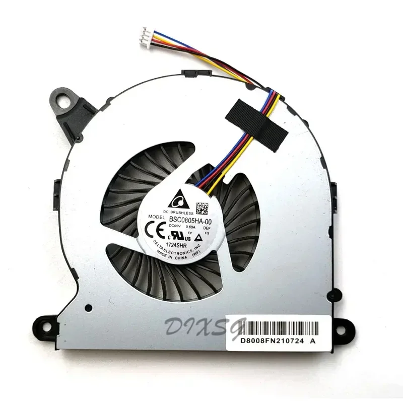 New computer fan for Intel nuc8i7beh nuc8i5beh nuc8i3beh nuc8 i3 i5 i7 mini PC CPU cooling fan BSC0805HA-00 1z24l9r 4 pin