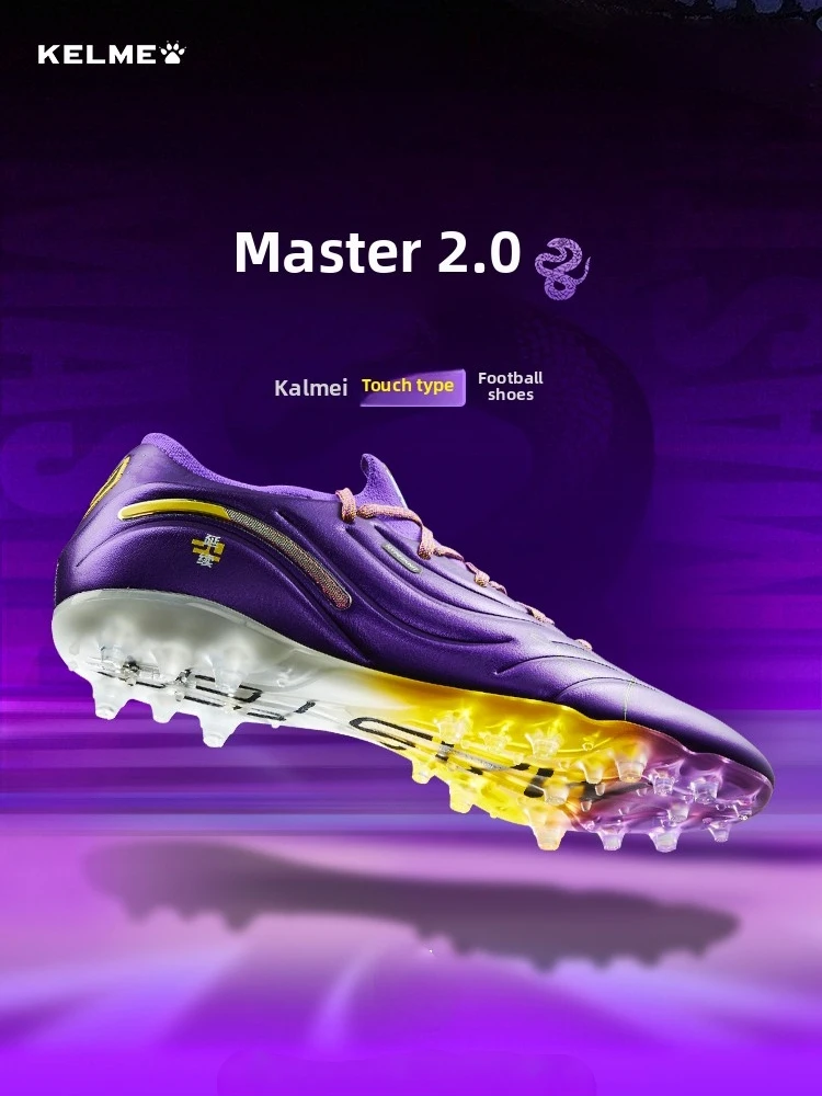 Kelme Men's Professional Match Football Shoes Indoor Anti Slip Football Shoes Mg Short Nail Outdoor Lawn Football Boots