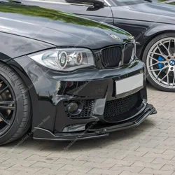 Front Bumper Lip Spoiler Splitter Diffuser Trim Blade For BMW E81 E82 E87 E88 1M 1M Bumper 2004-2014 Styling Bodykits Tuning