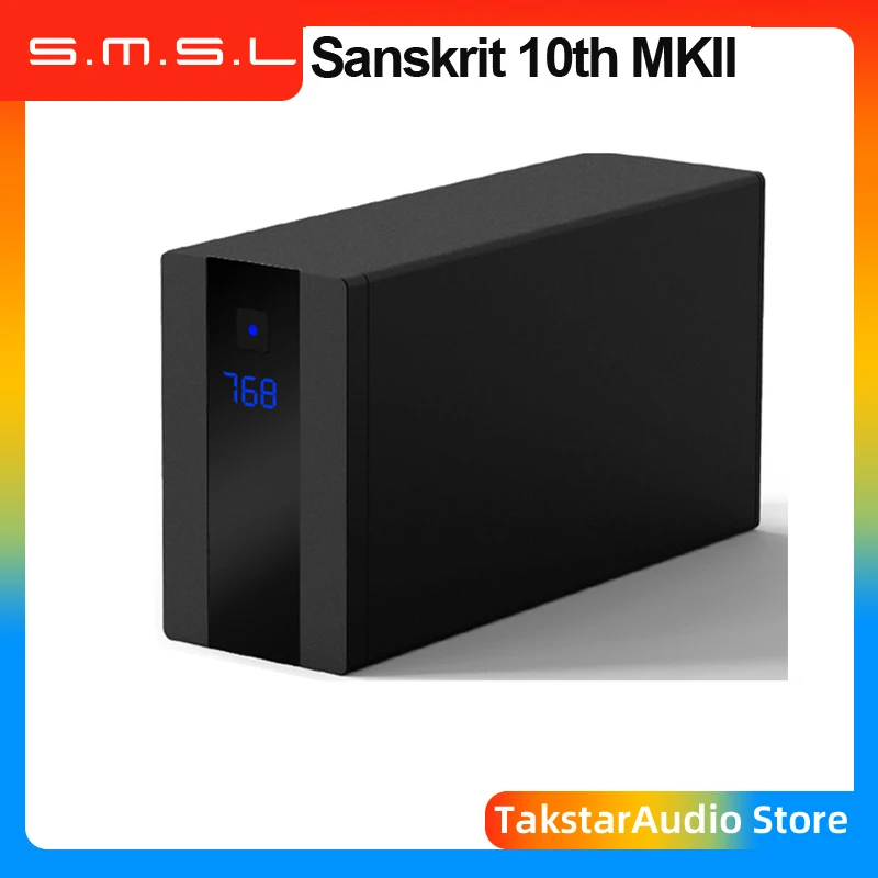 New Version SMSL Sanskrit 10th MKII AK4493EQ 32Bit/384kHz Native DSD256 DAC USB/Optical/Coaxial/ input XMOS USB Decoder