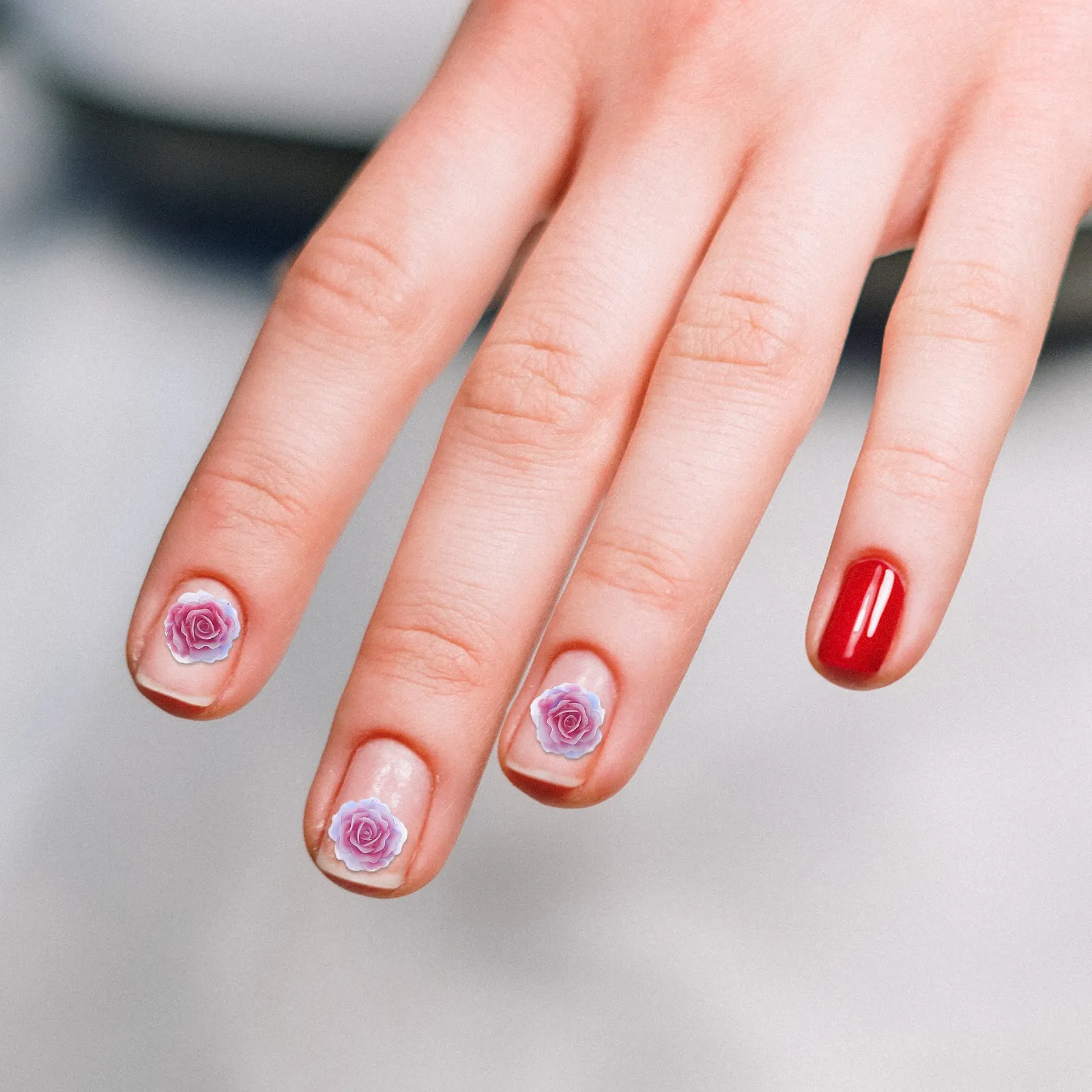 

1 Box 3D Flower Nail Ornaments Rose Resin Charms for Nail Art DIY Women Acrylic Nails Decoration Supplies Bulk Pack