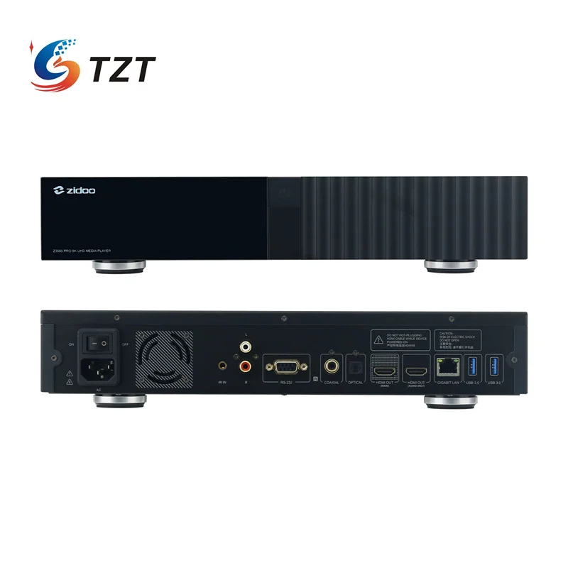 مشغل موسيقى TZT ZIDOO Z3000 PRO 8K UHD S928X-K 64 بت Penta-core A76 + A55 معالج متعدد الوظائف عالي الأداء