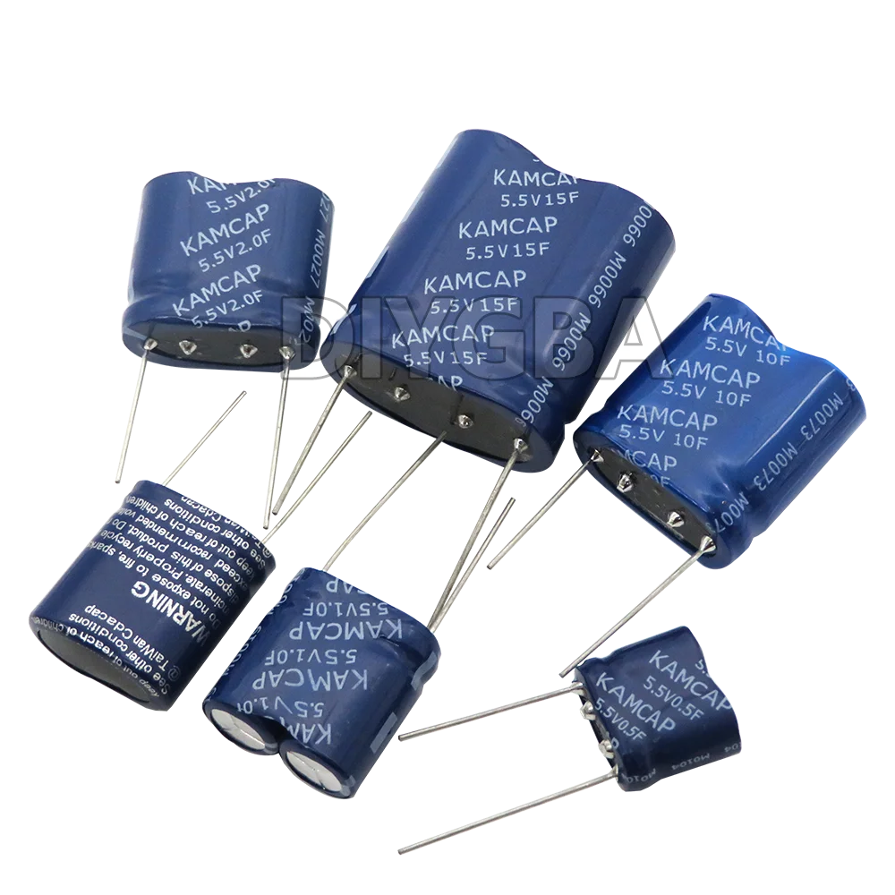 1PCS Ibuw 5.5V Super Capacitor Farad Capacitor Combination Type 0.5F/1F/2F/3.5F/4F/5F/7.5F/10F/15F IGMOPNRQ