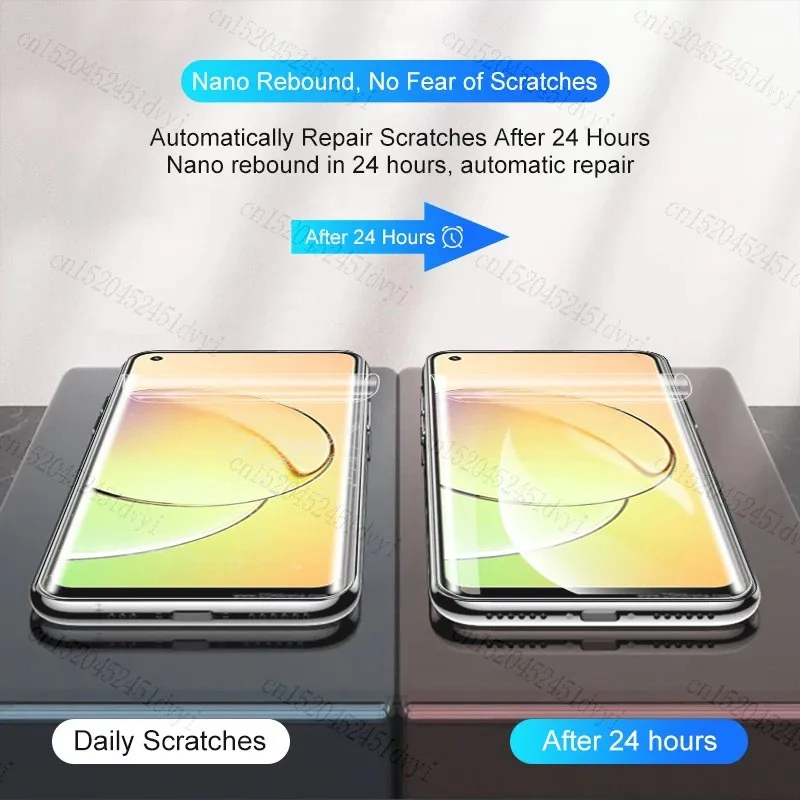 5Pcs Hydrogel Film For Realme X50 X7 X2 Pro XT X X3 Screen Protector on the For Realme GT Neo 2 3 3T Pro Master Protective Film