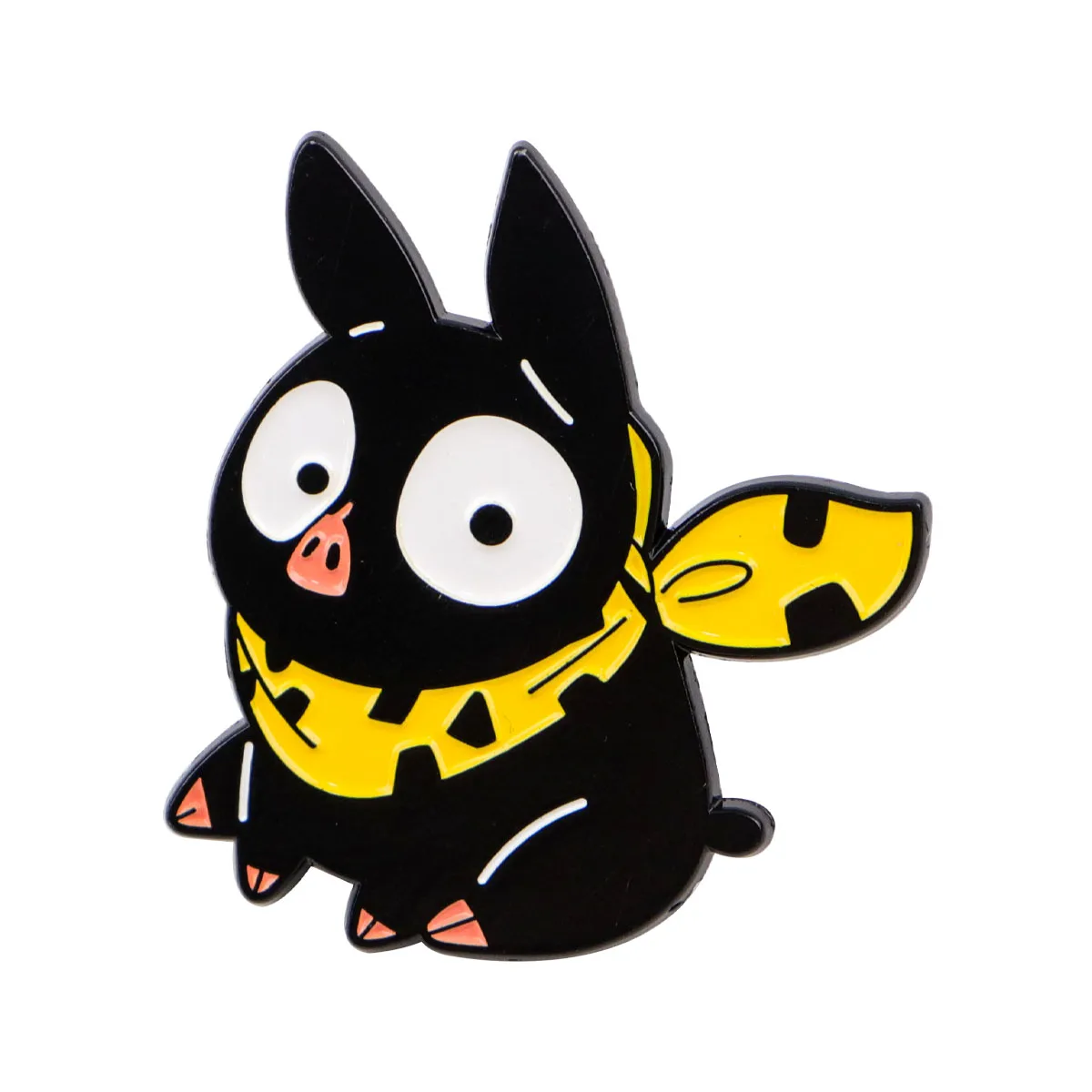 

Black Pig Enamel Pin Brooches For Women Lapel Pins Badge on Backpack Costume Accessories Fashion Jewelry Gifts for Friends