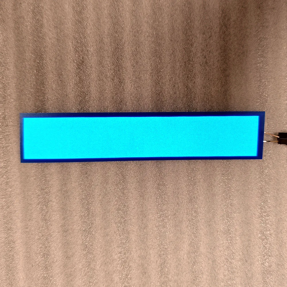 15cm x 3cm Green color EL Panel Electroluminescent Sheet LCD Backlight machine And Equipment EL Foil Lighting Paper