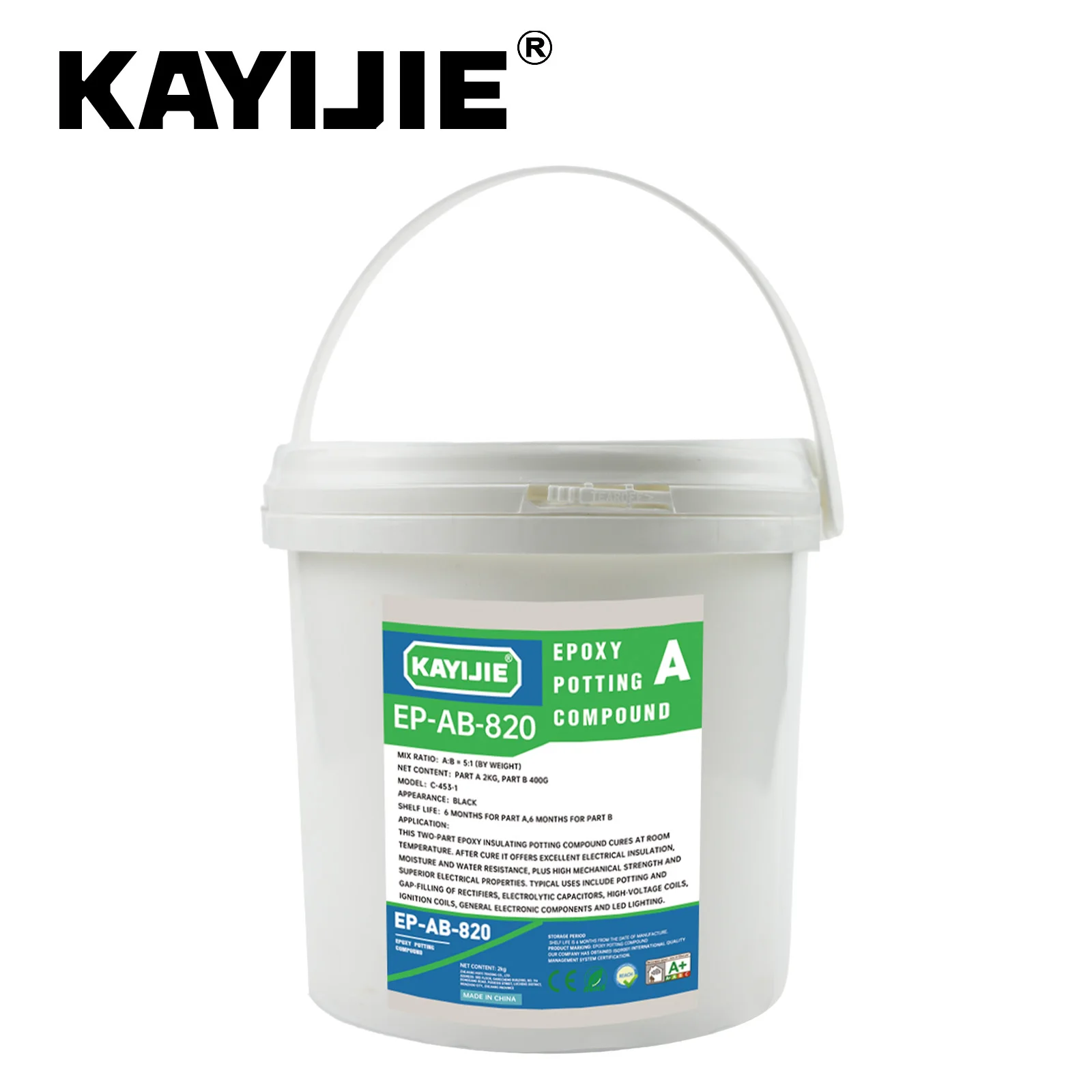 KAYIJIE EP-AB-819 Injection Epoxy Anchoring Adhesive, High Strength Rebar Planting Glue for Concrete Seismic Reinforcement