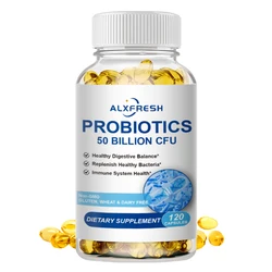 Probiotic Capsules Supplement Improves Digestion and Relieves Bloating and Constipation Good for Gut Health Mood and Relaxation