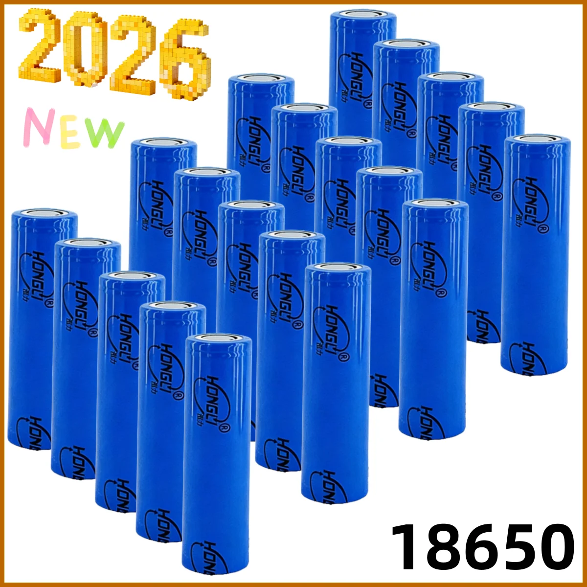 18650 Lithium Battery 2000mAh 3.7V Rechargeable 18650 Li-ion Battery for Flashlight and so on