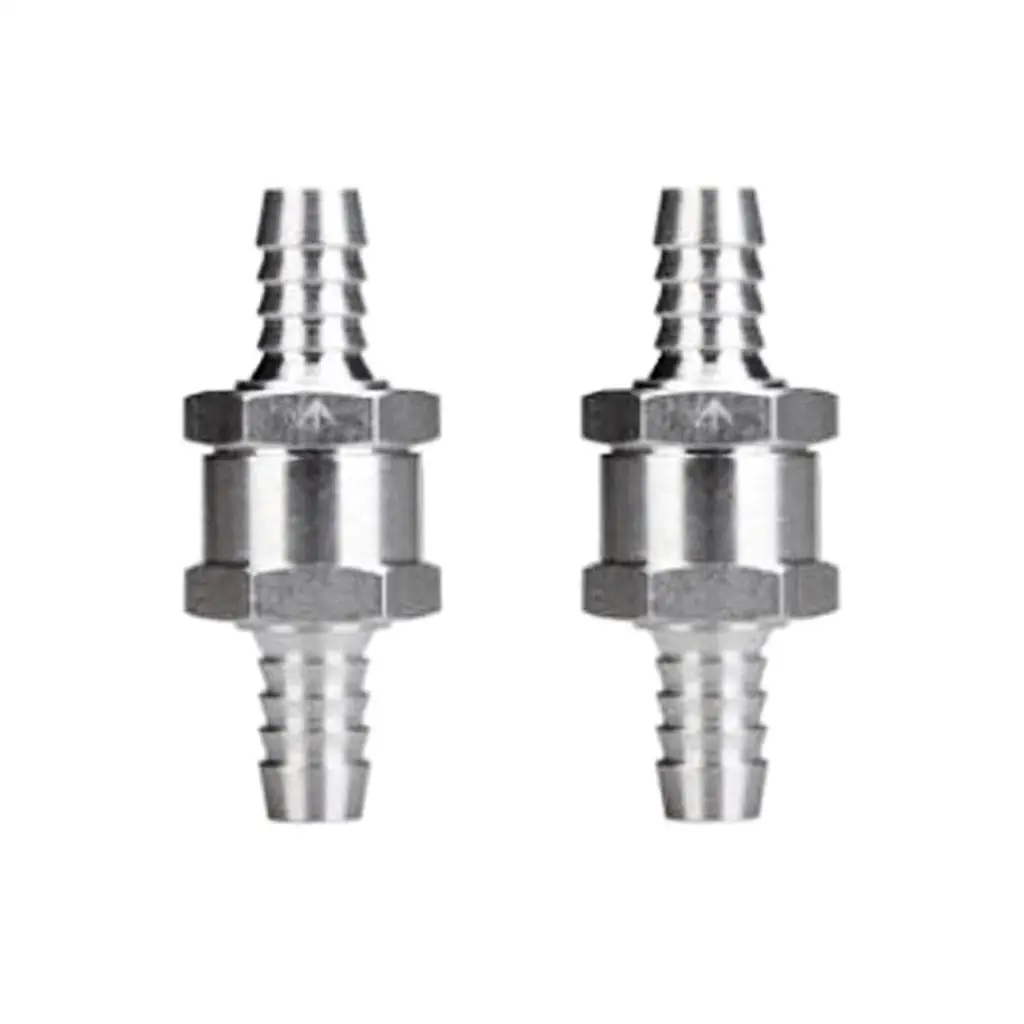 Elettrovalvola Professional Aluminum Fuel Check Valve Inline Non Return Valve for Automotive Marine and RV Applications Gas e carburante — dettaglio 2