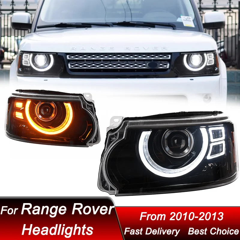 

Car Headlights For Land Rover Range Rover Sport 2010-2013 Defender LED Headlamp Assembly Upgrade Projector Lens Accessories Kit