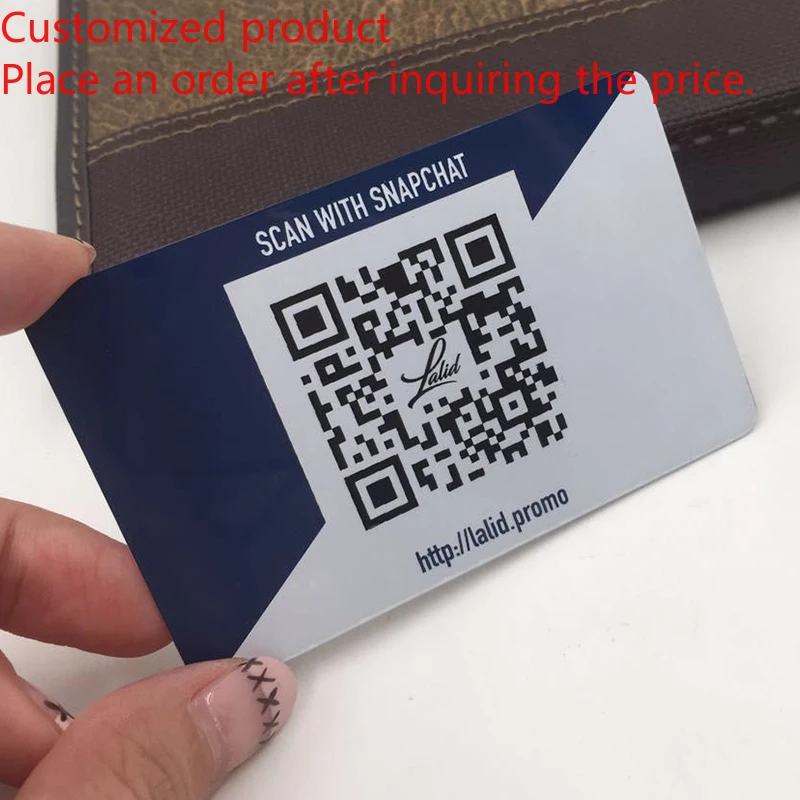 Customized product Laser Engraved Contact Call Sublimation QR Code Stainless Steel Metal Business Cards
