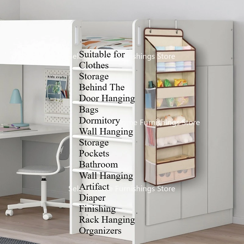 

Подходит для хранения одежды за дверью, подвесные сумки, общежития, настенное хранение, ванные комнаты, подгузники, подвесные органайзеры