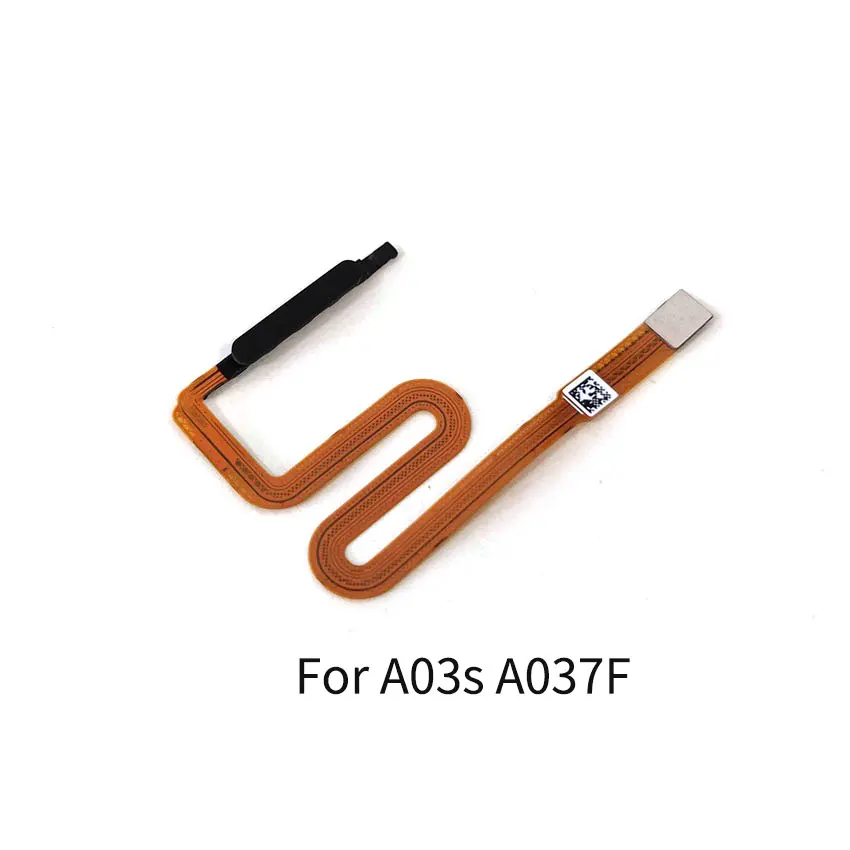 For Samsung Galaxy A03s A037F Power Button Flex Cable Side Key Switch ON OFF Control With Fingerprint Sensor Repair Parts