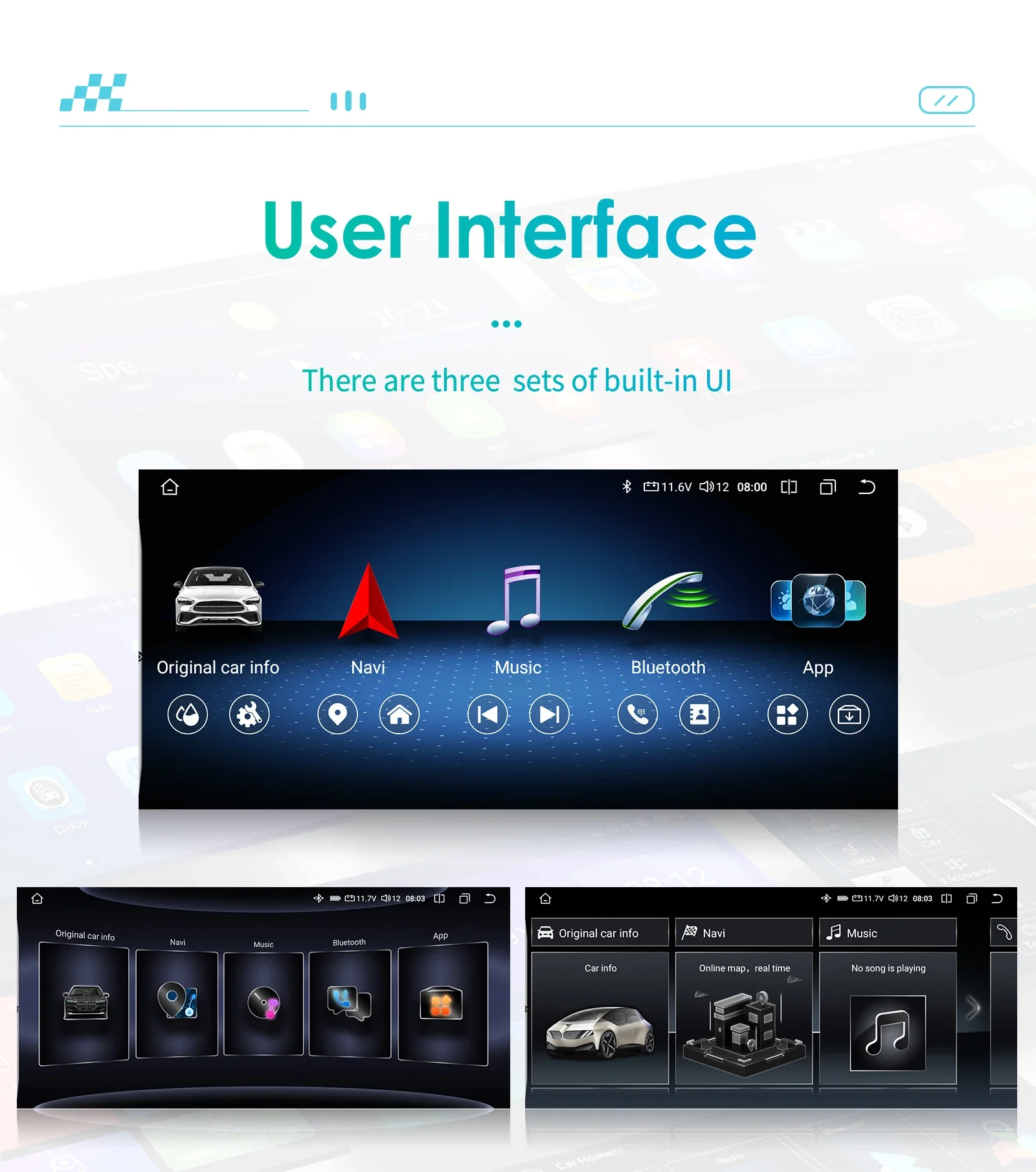 Wireless Carplay Android 14 Auto Stereo 2 Din Car Radio for BMW X3 E83 2004 - 2009 Autoradio Multimedia Player Screen GPS 4G LTE view 3