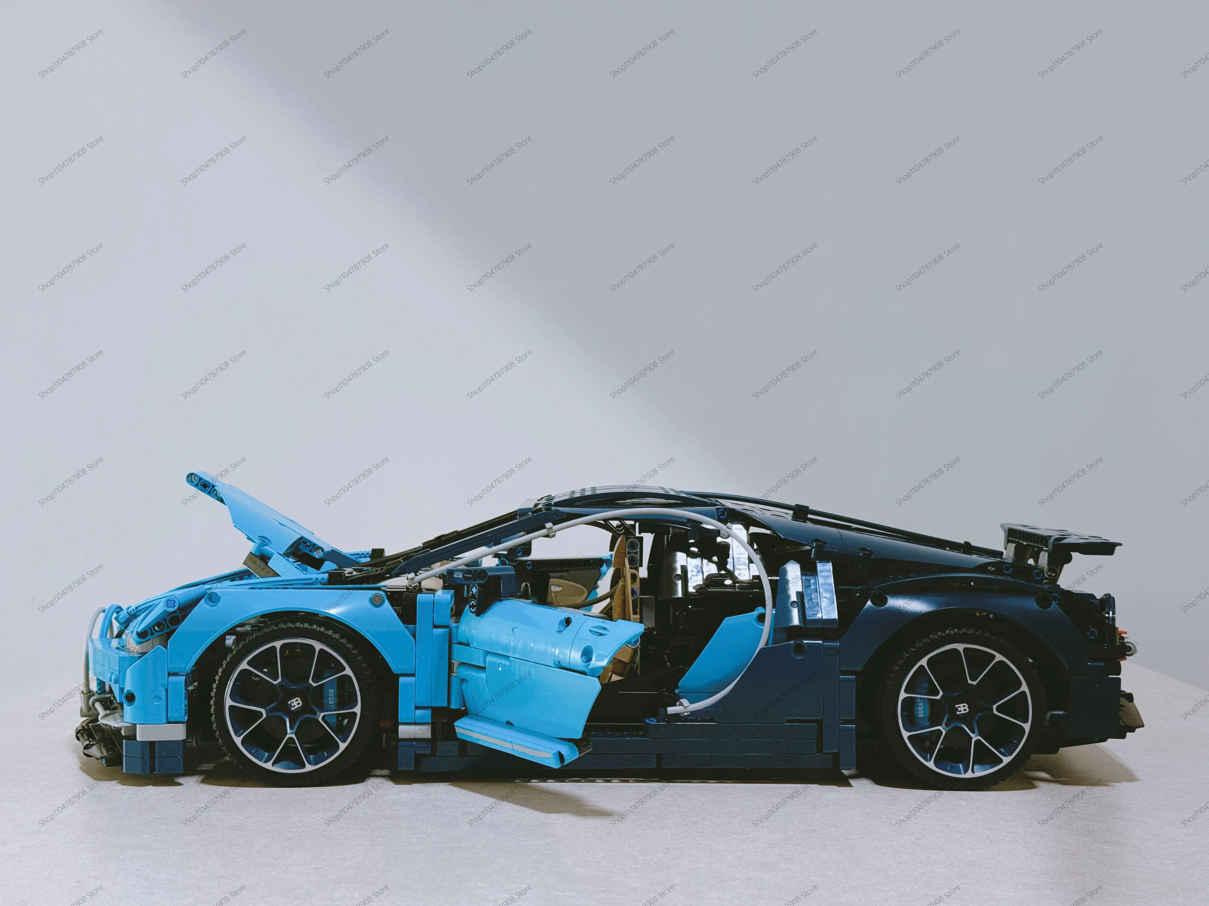 3599Pcs Building Blocks Set, Compatible with LEGO Technic 42083 Bugatti Chiron Super Sports Car Model, Construction Engineering