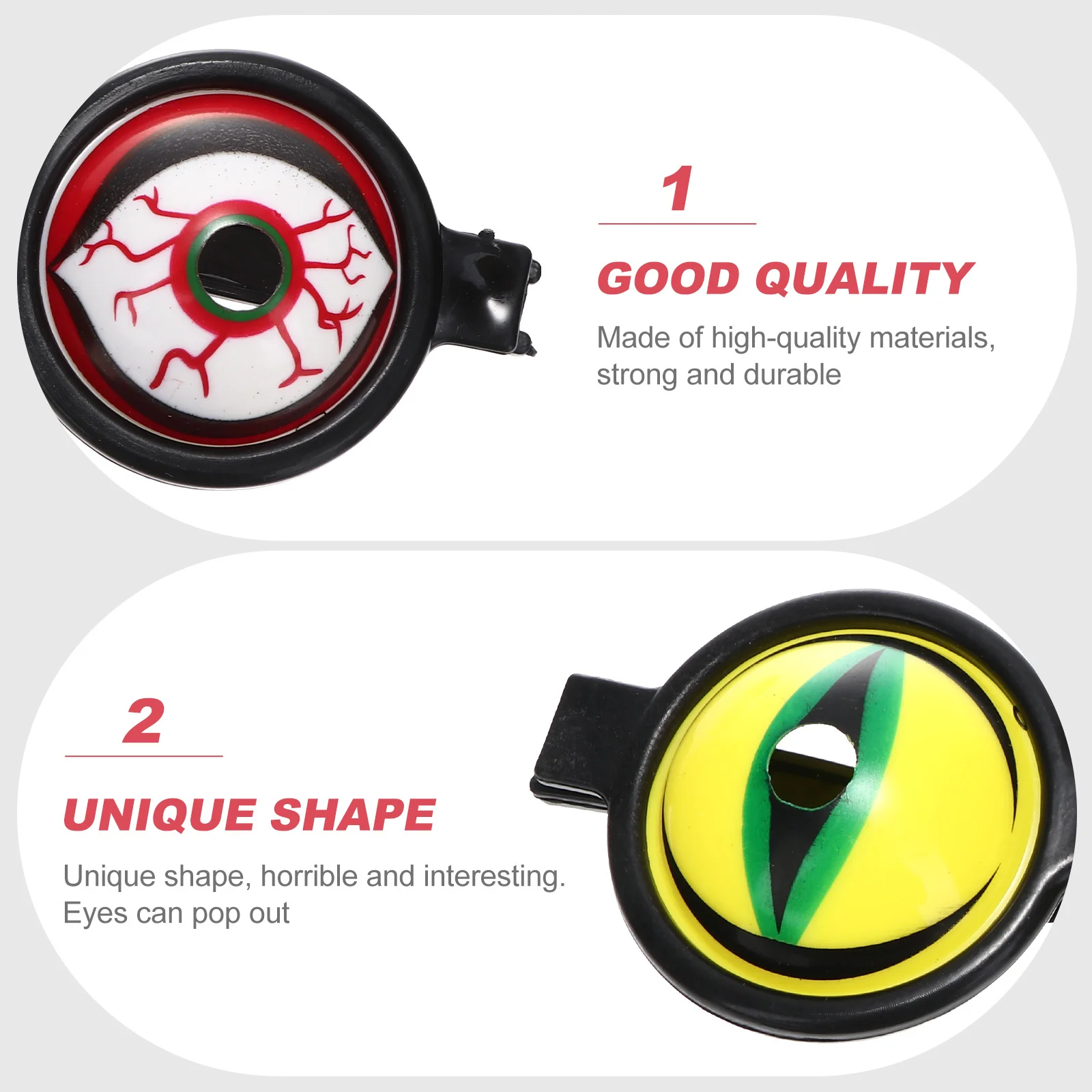 

6pcs Horror Glasses Halloween Party Eyeglasses Unique Funny Design For Cosplay Events Scary Props Creative Photo Party Supplies