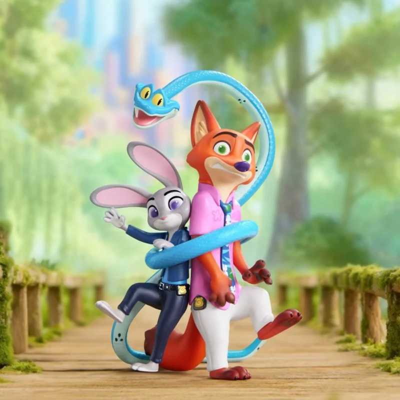 Zootopia 2 Nieuwe Reis Serie Mode Blind Box Leuke Judy Nick Clawhauser Desktop Ornamenten Beeldje Valentijnsdag Cadeau