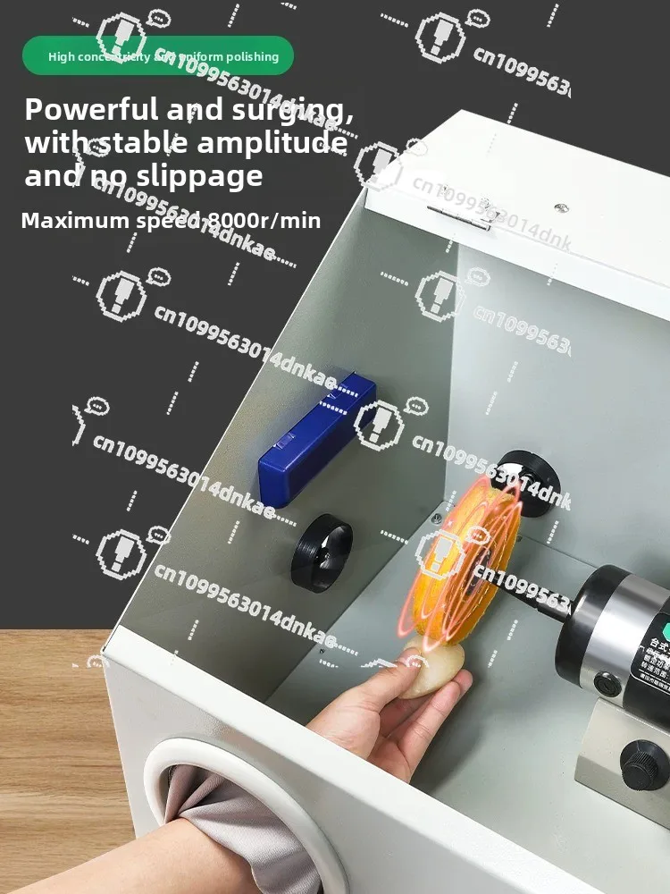 Polishing Dust Box Metal Integrated Engraving Vacuum Dust Sander Jewelry Jade Amber Grinding Table
