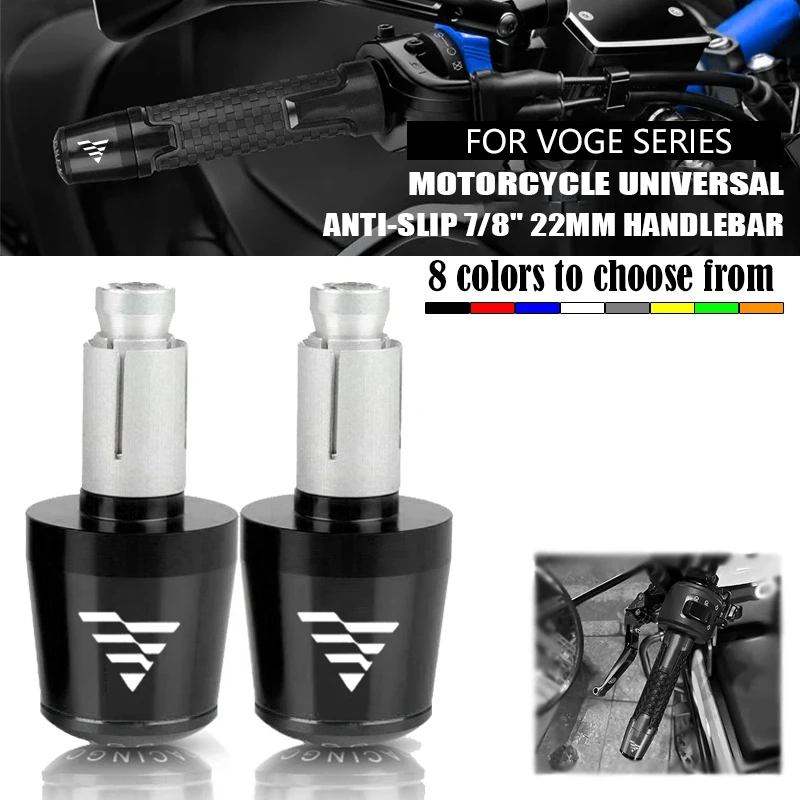 

For Voge DS525X DS625X DS900/900X 500R/AC 500DS 300AC/R 650 600 Ds 300/250RR Motorcycle Handlebar Grips Handle Bar Cap End Plugs