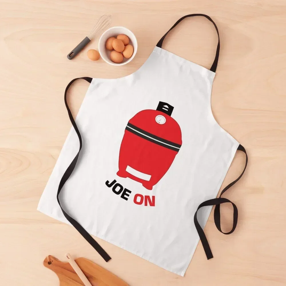 

Kamado Joe Inspired - "JOE ON" Apron Things For The Kitchen Kitchen Supplies Christmas gift chef for man Apron