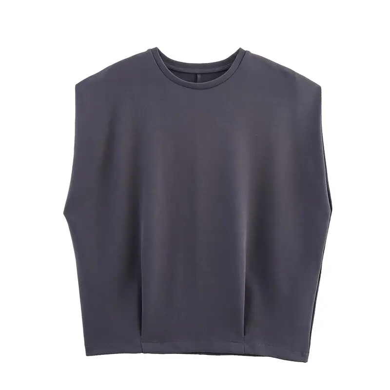 

Новинка лета 202, женская удобная двусторонняя футболка ort Sve, модный топ с окантовкой от Feng