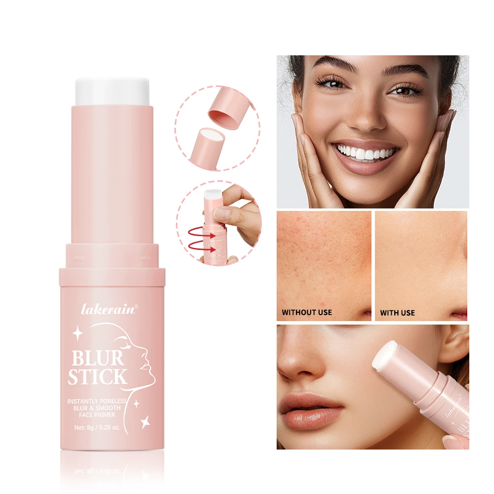 Blur Stick Instant Pore Eraser Primer Makeup Długotrwały Kontrola Oleju Nawilżający Matujący Wykończenie Blur Pores Makeup