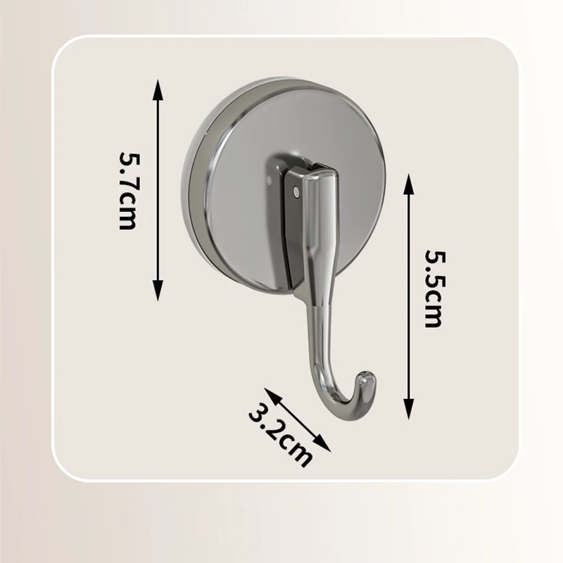 Suction Cup Hook for Shower Room with Super Strong Suction, Heavy Duty Vacuum Hook, Punch-Free, 2 PCs, 4PCs