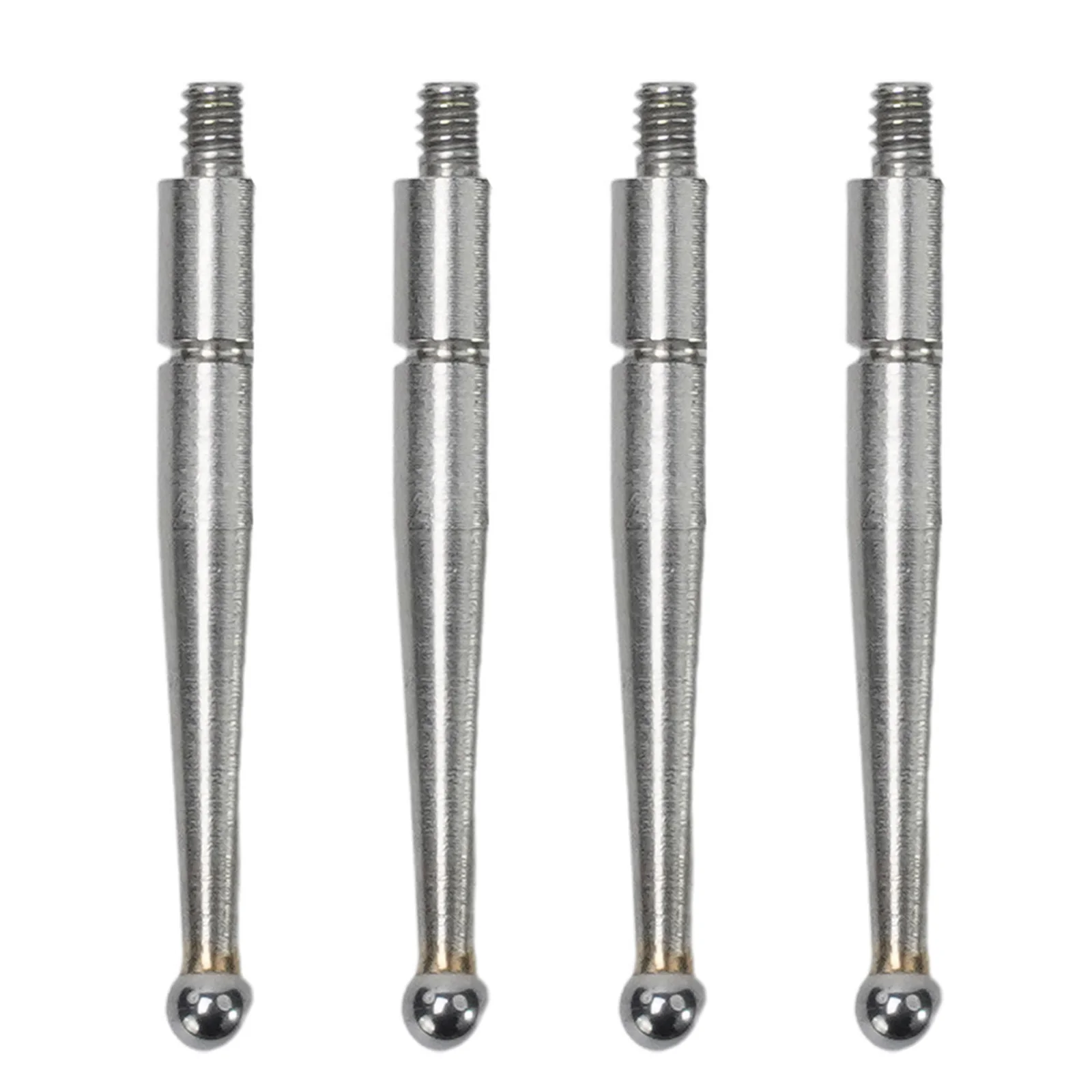 Precision Engineered Carbide Ball Contact Points 4PCS Set For Dial Test Indicator M1 6 Thread Shank Length 20 9mm