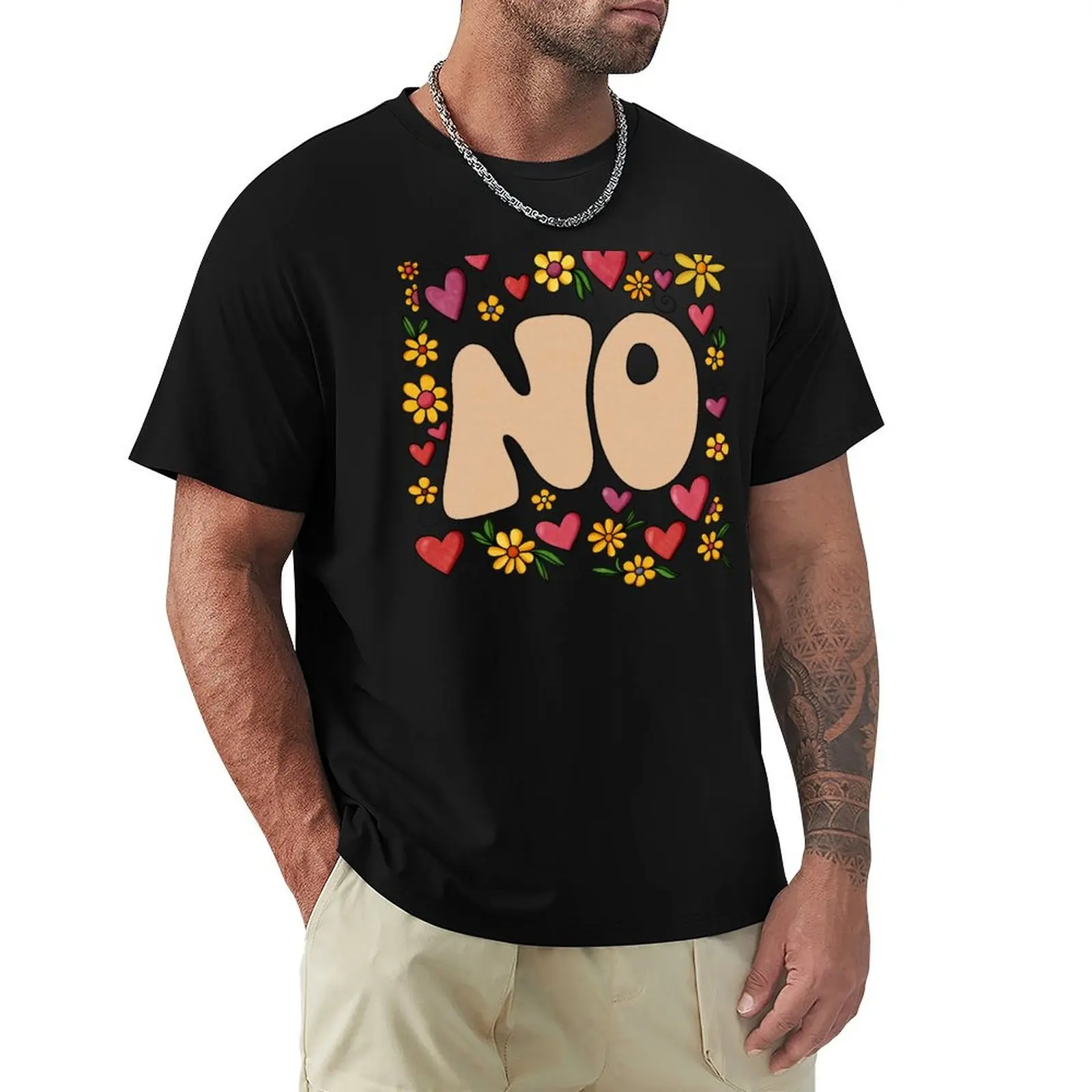 No is a full sentence. T-Shirt Lightweight Basic Short Sleeve Shirt