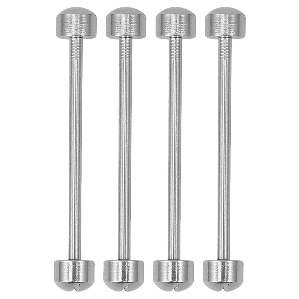 

4Pcs Watch Screw Tube Rods 20mm Steel Link Rods for DIY Enthusiasts Watch Band Kit Steel Rod Watchmaking Watchband Screw Tube
