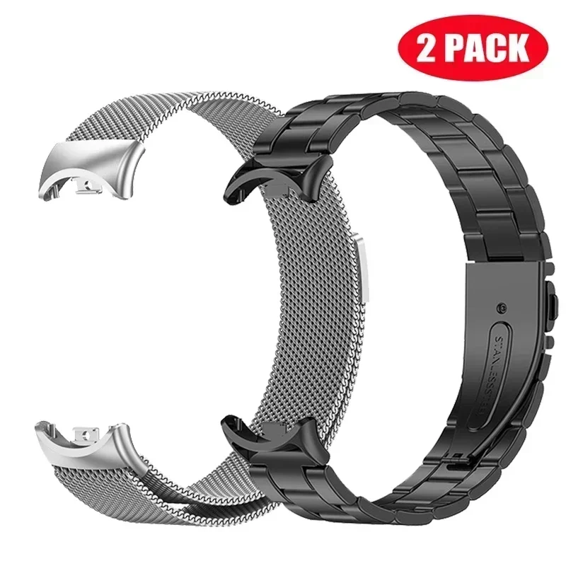 Stainless Steel Strap For Xiaomi Mi Band 10 9 8 Magnetic Loop For Xiaomi Smart Band 8 9 Metal Watchband Correa Band 10 Bracelets