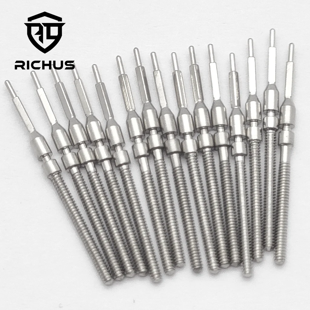 Часы RICHUS NH05 NH06, механизм стержня из нержавеющей стали, подходит для NH05 NH06, детали для часов, заводная головка