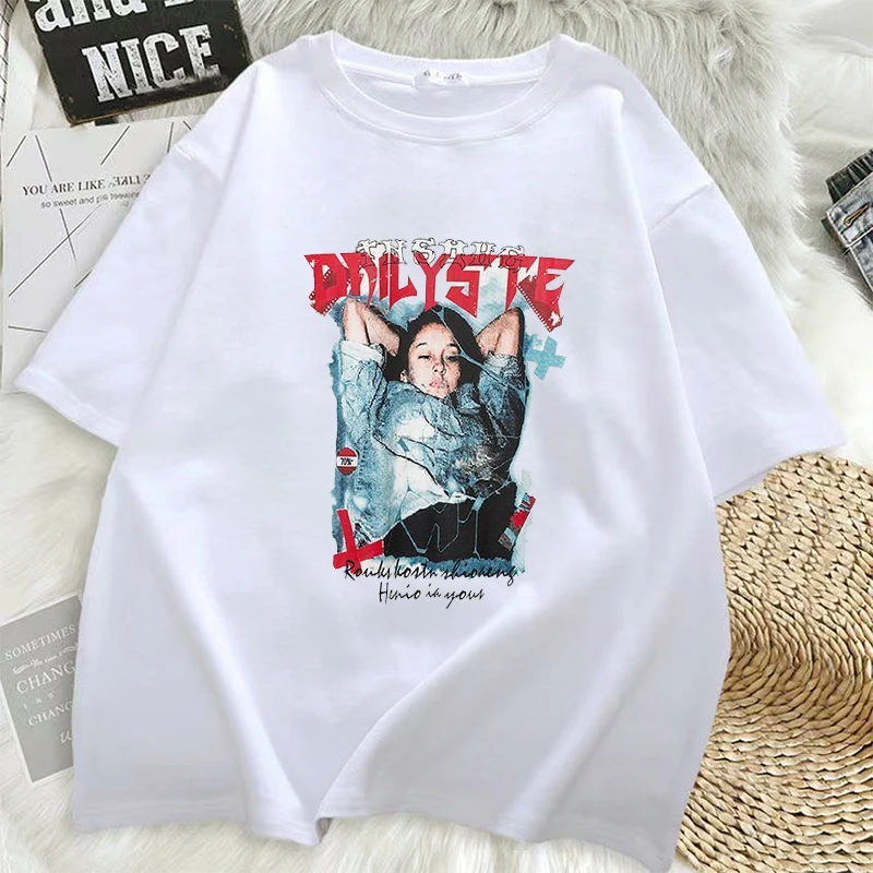 

Harajuku Women T ShirtsStreet Print Short Sleeved Fashion Men T Shirt Oversized Gothic Street Top Y2K Graphic T Shirts