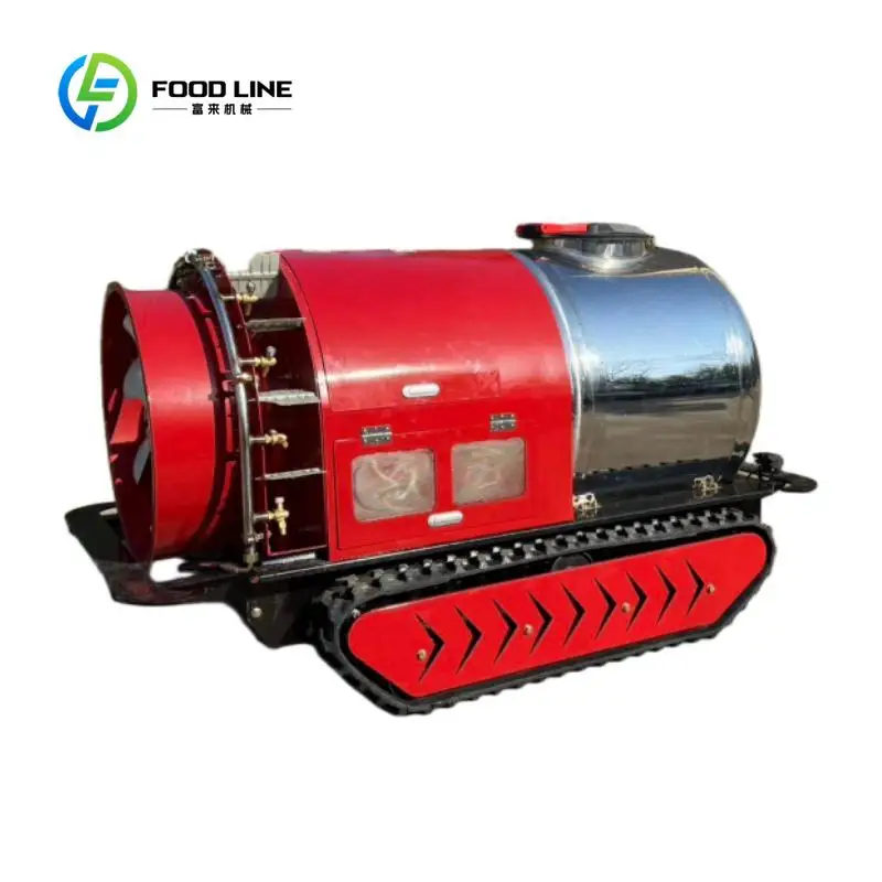 customized crawler air blast sprayer with ISO certified motor for fruit tree pest control bulk order discount