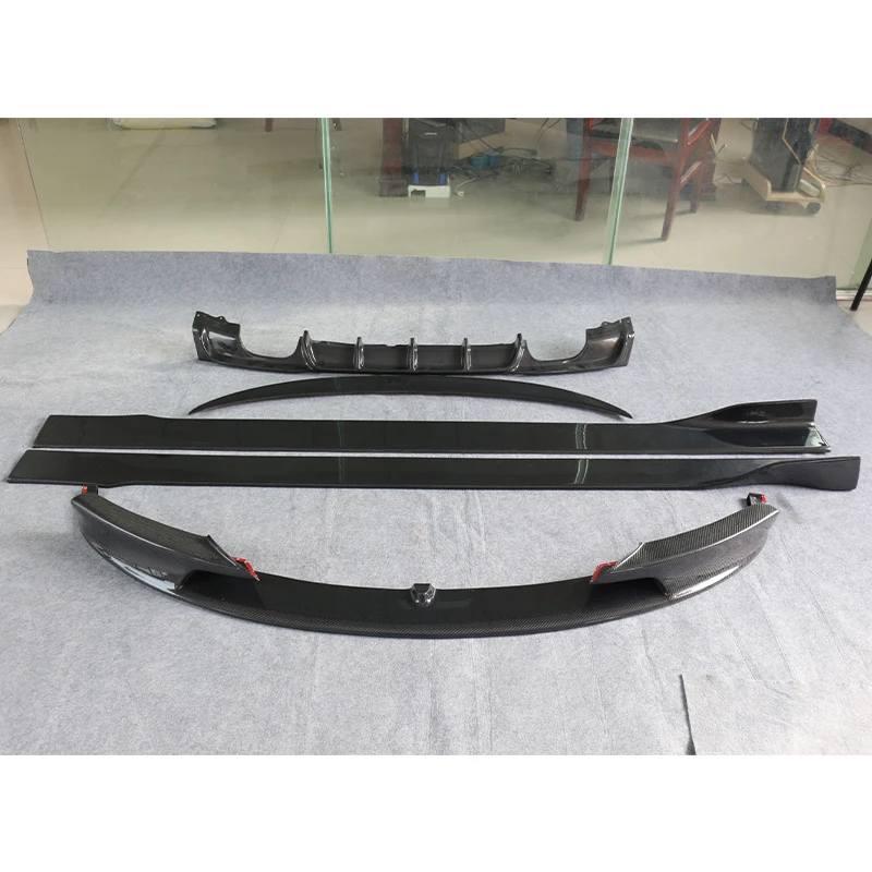 2012-2019 Car Upgrade Wet Carbon Fiber Bumper Front Rear Lip Side Skirt New BodyKit for BMW 3 Series F30 F35 MP