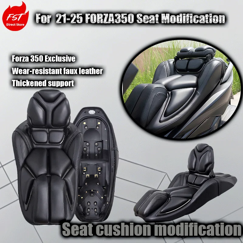 

For 21-25 Forza 350 Luxury Seats - Original Factory Molded Seats with Wear-Resistant Imitation Leather and Thickened Support