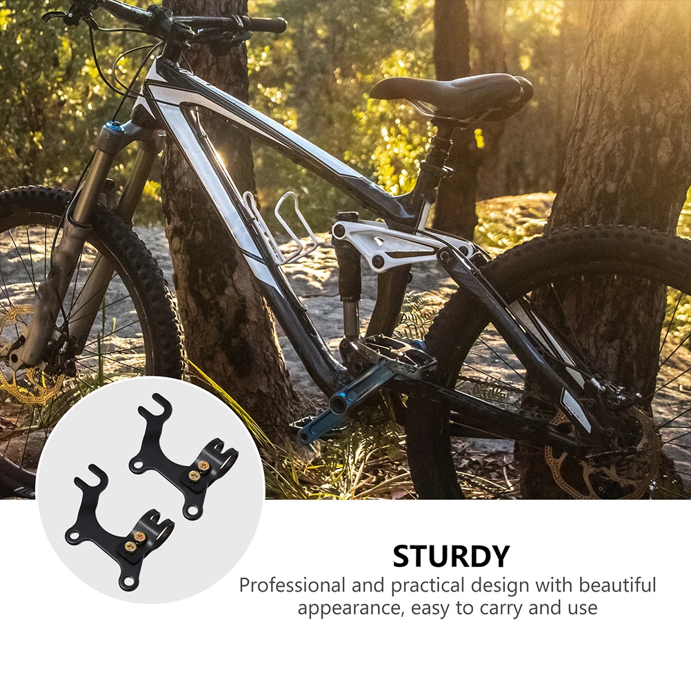 

2 Pcs Adjusting Aluminum Accessories Bike Wheel Disc Brake Bracket Adaptor Adapter