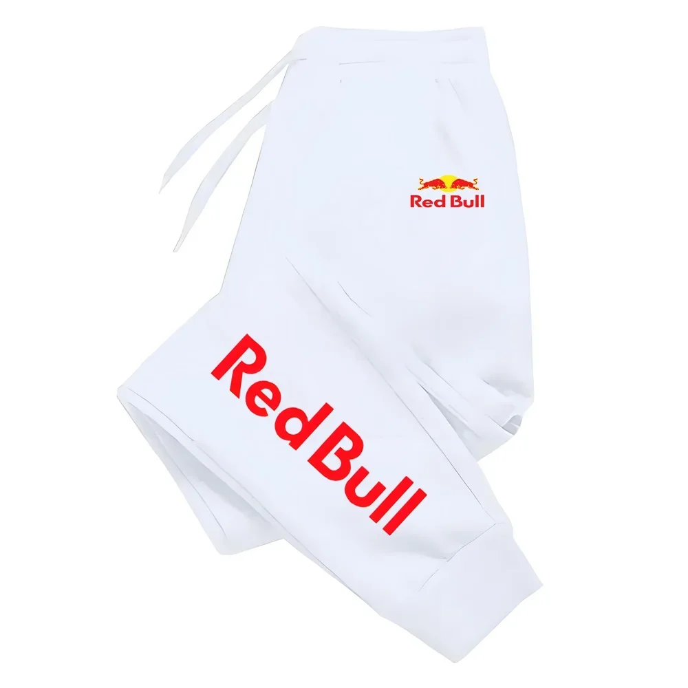 Red Bull Pantaloni sportivi in cotone autunno/inverno casual e alla moda, pantaloni da corsa e fitness da uomo, pantaloni lunghi in tinta unita